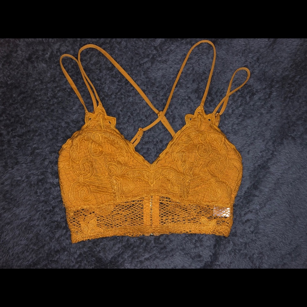 Charlotte Russe Lace Crop Top